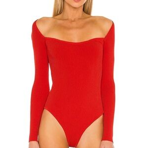 NWOT Superdown Naomi Sweetheart Bodysuit